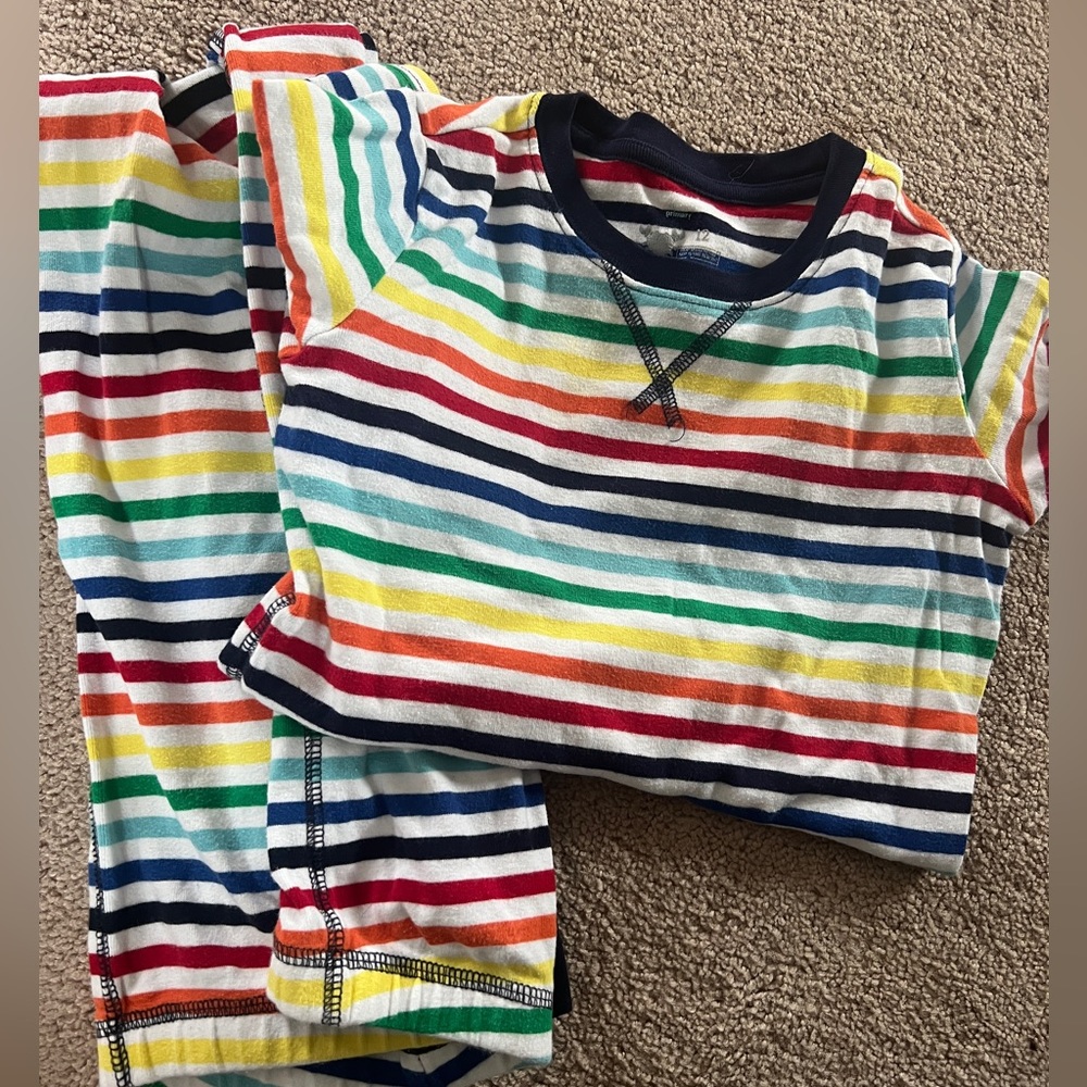 Size 12 primary kids pajamas